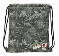 Rugtas met Koordjes Jurassic World Warning Grijs 35 x 40 x 1 cm - thumbnail