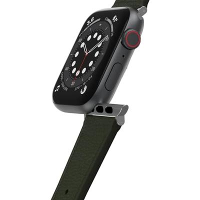OtterBox Symmetry Cactus Leather horlogeband voor Apple Watch 46mm/45mm/44mm, vervangende duurzame, zachte band voor Apple Watch, Groen