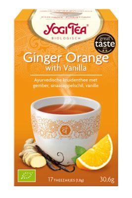 Yogi Tea Ginger Orange With Vanilla Kruidenthee Yogi Tea Ginger Orange With Vanilla Kruidenthee