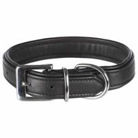 TRIXIE HALSBAND HOND ACTIVE COMFORT LEER ZWART 47-54X3,5 CM - thumbnail