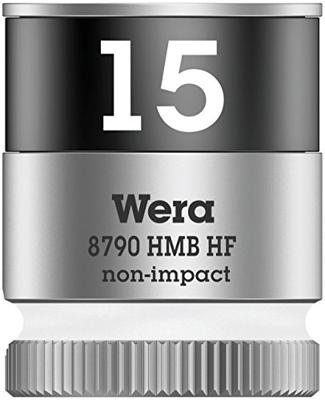 Wera 8790 HMB HF Zyklop Hand- en Machinedop, met 3/8"-aandrijving met vasthoudfunctie, 15.0 x 29.0 mm - 1 stuk(s) - 05003749001 Wera 8790 HMB HF Zyklop Hand- en Machinedop, met 3/8"-aandrijving met vasthoudfunctie, 15.0 x 29.0 mm - 1 stuk(s) - 05003749001