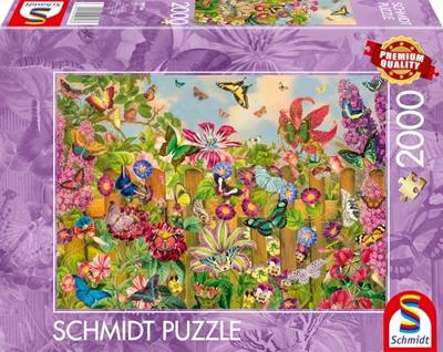 Puzzel - SCHMIDT SPIELE - Prachtige vlindertuin - 2000 stukjes - Vanaf 14 jaar
