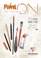 Clairefontaine Painton Mixmedia - Blok - 250 gr - 40 Blad - Wit - thumbnail