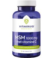 MSM 1000 mg > 99,9% zuiver + vitamine C - thumbnail