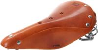 CONTEC zadel "classic exclusiv trekking" ct saddle cl. excl. trek. leater unisex honey - thumbnail