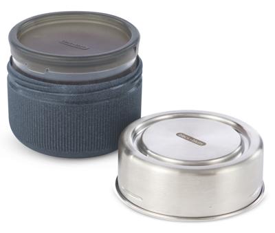 Black+Blum Glas Lunchpot - Ø95mm - Leisteen Black+Blum Glas Lunchpot - Ø95mm - Leisteen