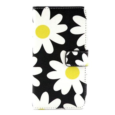 Samsung Galaxy A3 / A300 horizontaal Chrysanten patroon PU leren Flip Hoesje met houder en opbergruimte voor pinpassen & geld