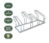 Fietsenrek BRASQ 4 fietsen BS400 zilver - thumbnail