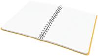 Leitz Cosy notitieboek met spiraalbinding, voor ft B5, gelijnd, geel - thumbnail