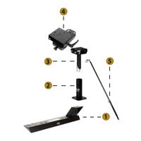 Gamber-Johnson 7170-0501 boekenstandaard voor notebook en tablet, zwart, 360°, -26-90°, 75 x 75 mm, Panasonic Toughbooks Panasonic Toughpad) - thumbnail