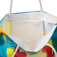 Vakantie Vibes Eenhoorn Canvas Strandtas - thumbnail