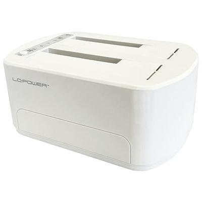 LC-Power LC-DOCK-U3-VI basisstation voor opslagstations USB 3.2 Gen 1 (3.1 Gen 1) Type micro-B Wit