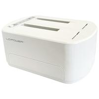LC-Power LC-DOCK-U3-VI basisstation voor opslagstations USB 3.2 Gen 1 (3.1 Gen 1) Type micro-B Wit - thumbnail