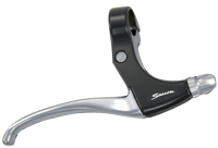 Saccon Magura remgrepenset rollerbrake 4-vinger zilver/zwart 2-delig - thumbnail