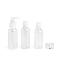 4-in-1 Reis-vloeistofdispenser IDC Institute Travel Transparant Set 4 Onderdelen - thumbnail