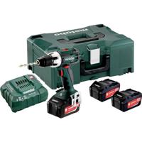 Metabo BS 18 LT SET 602102960 Accu-schroefboormachine 18 V 4.0 Ah Li-ion Incl. 3 accus, Incl. lader, Incl. koffer - thumbnail