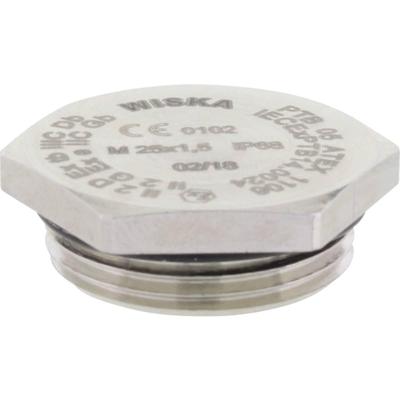 Wiska EX-EMVS 16 Blindstop Slagvast, Explosiebestendig M16 Metaal Natuur 10 stuk(s)