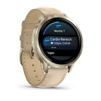 Garmin Venu 4 3,05 cm (1.2") AMOLED 41 mm Digitaal 390 x 390 Pixels Touchscreen Goud Wifi GPS - thumbnail