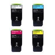 Huismerk Xerox C310/C315 Toners Multipack (zwart + 3 kleuren) Hoge Capaciteit