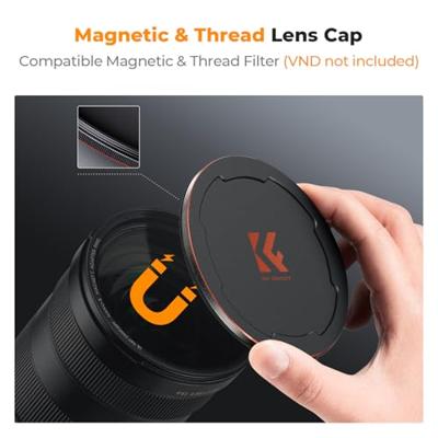 K&F Concept Magnetic 1/4 Black Mist Nano-X filter incl adapterring en lensdop 72 mm