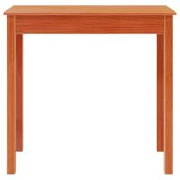 Wandtafel 80x40x75 cm massief grenenhout wasbruin - thumbnail