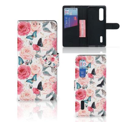 OPPO Find X2 Pro Hoesje Butterfly Roses OPPO Find X2 Pro Hoesje Butterfly Roses