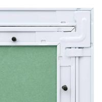 Toegangs paneel Groen en Zilver 25 x 30 cm - thumbnail