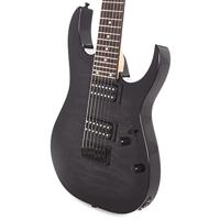 Ibanez GRG7221QA-TKS Gio Transparent Black Sunburst 7-snarig - thumbnail