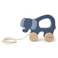 Trixie houten trekfiguur mrs. elephant - thumbnail