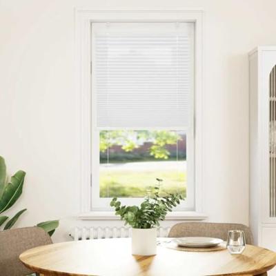Pliss rolgordijn 55x150 cm stofbreedte 54,4 cm polyester wit - thumbnail