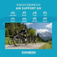 CONTEC minipomp "air support go" ct mini pumps air support go black/green - thumbnail