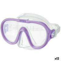Snorkelbril Intex Sea Scan Paars - thumbnail