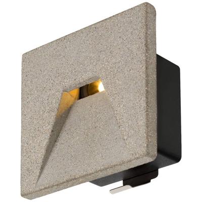 SLV CONCRETO 1006406 LED-wandinbouwlamp 3.2 W Grijs SLV CONCRETO 1006406 LED-wandinbouwlamp 3.2 W Grijs