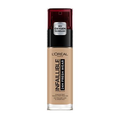 L’Oréal Paris Make-Up Designer Infallible 24HR Fresh Wear Foundation - 150 Radiant Beige - Langhoudende Foundation met SPF 25 - 30 ml