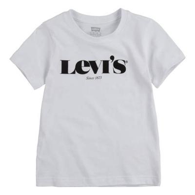 Levi's Kids T-shirt Graphic met logo wit Levi's Kids T-shirt Graphic met logo wit