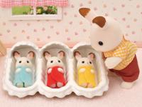 Sylvanian Families drieling Chocoladekonijn verzorgingsset - thumbnail