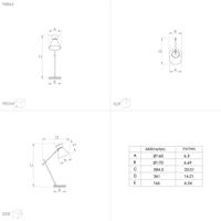 Eglo Design bureaulampAmezaga - 98864 - thumbnail