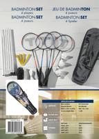 Complete Badmintonset, 4 spelers - thumbnail