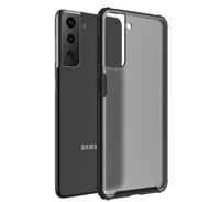 Casecentive Shockproof case Samsung Galaxy S21 matte black - thumbnail