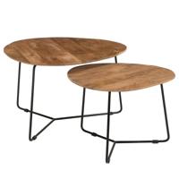 Bijzettafel Indi set van 2 - thumbnail