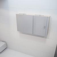 Mondiaz CUBB Spiegelkast - 120x70cm - 2 deuren - Washed Oak (Hout) PC75341368 - thumbnail