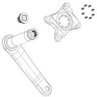 SRAM crankbeschermer crank guard guard blk qty 2 bosch - thumbnail