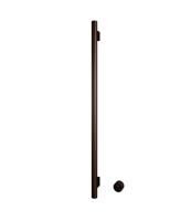 Hotbath &MORE set van 1 rails RARV135 ROUND135 cm met separate schakelaar en inbouw element Tuscan Bronze (RARV135-1TB) - thumbnail