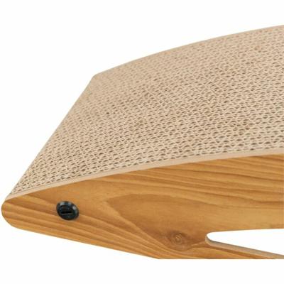 Trixie krabhelling mdf met krabkarton en juten bal Per stuk Trixie krabhelling mdf met krabkarton en juten bal Per stuk