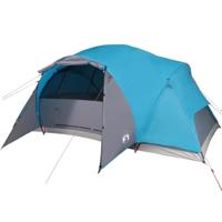 VidaXL Gezinstent crossvent 8-persoons waterdicht blauw - thumbnail