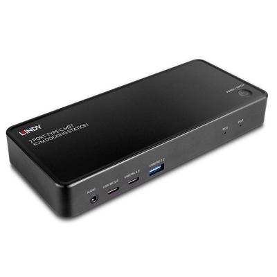LINDY 43202 USB-C dockingstation Geschikt voor merk (dockingstation): Universeel USB-C Power Delivery - thumbnail
