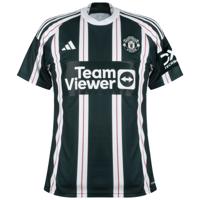 Manchester United Shirt Uit Senior 2023/2024 - Maat S - Kleur: WitGroen | Soccerfanshop - thumbnail