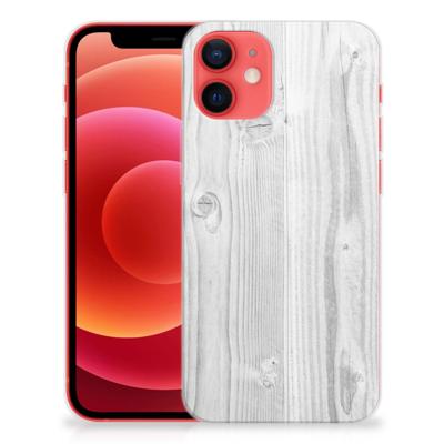 iPhone 12 Mini | Bumper Hoesje | White Wood iPhone 12 Mini | Bumper Hoesje | White Wood