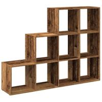 Kamerscherm / boekenkast 137,5x29x103,5 cm hout oud hout - thumbnail