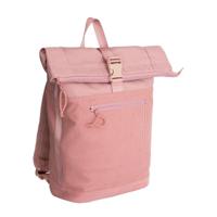 New Rebels New York Ribbi Rolltop Rugzak 17-21L Schooltas & Werktas Ribstof Laptop Rugtas 15.6 inch Old Pink - thumbnail